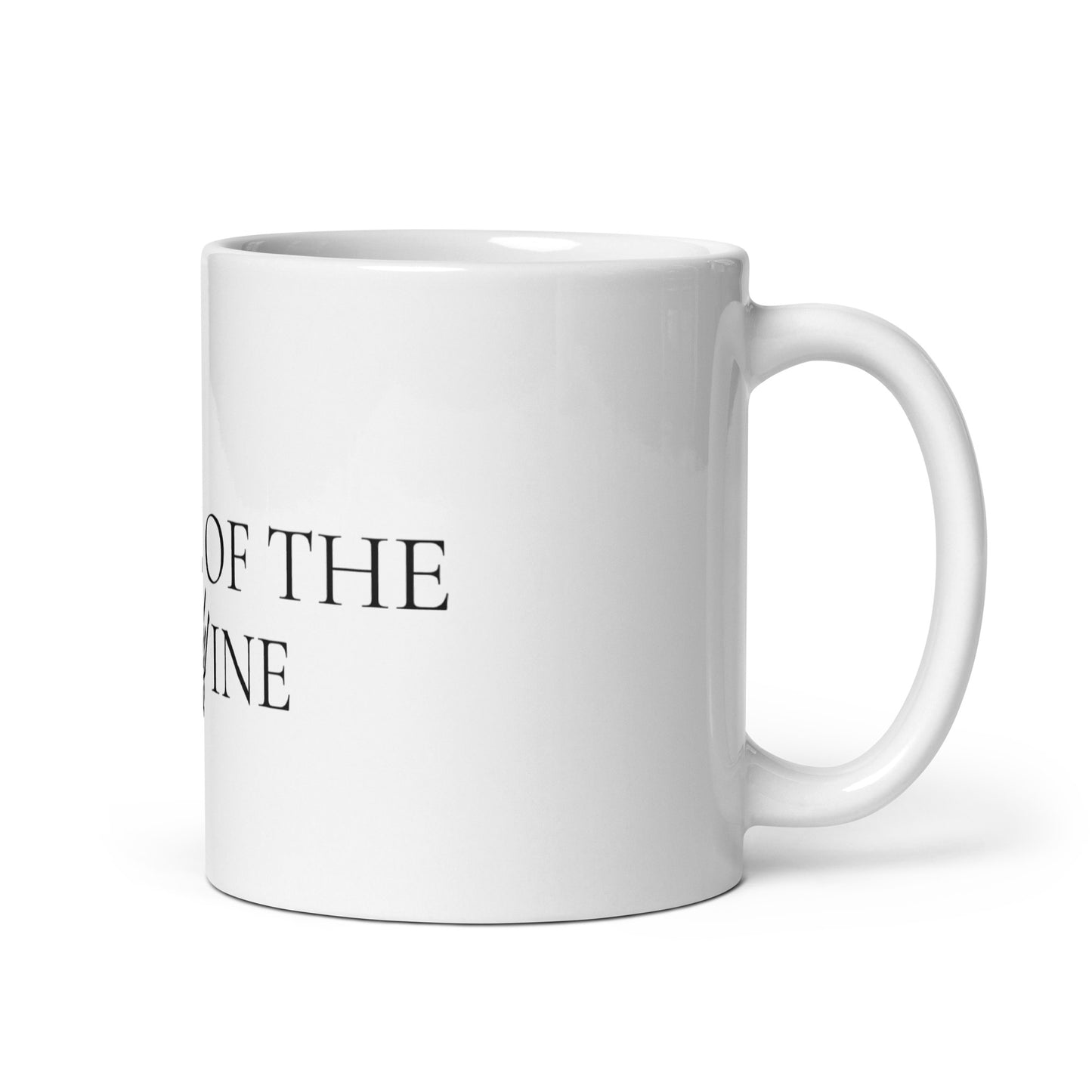 Divine White glossy mug