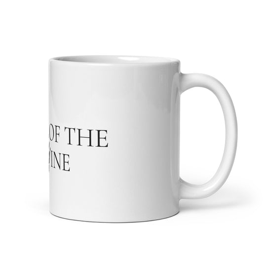 Divine White glossy mug